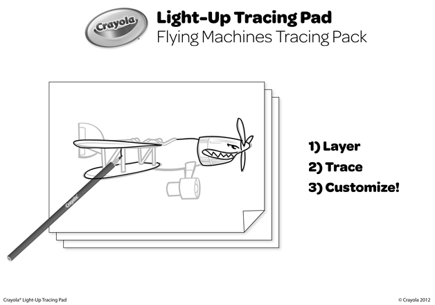 Flying Machines Tracing Pack