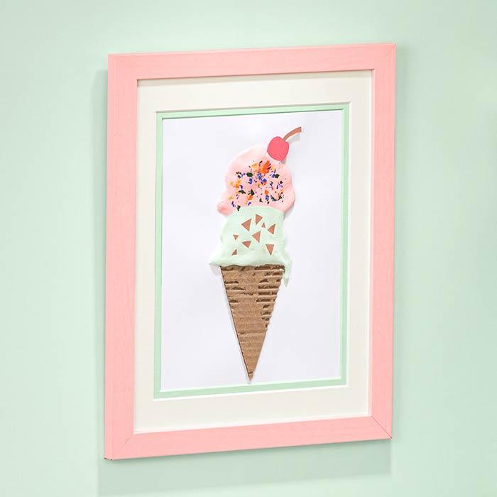 DIY Puffy Paint Ice Cream