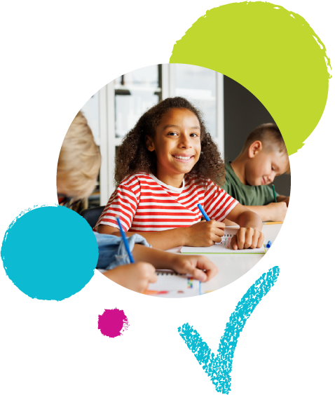 Children displaying activity