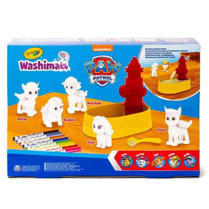 Washimals Pets Paw Patrol - Set Attività vista posteriore