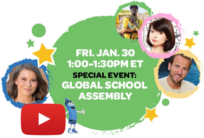 VENER. 30 gennaio 13:00-13:30 EVENTO SPECIALE ET: ASSEMBLEA SCOLASTICA GLOBALE