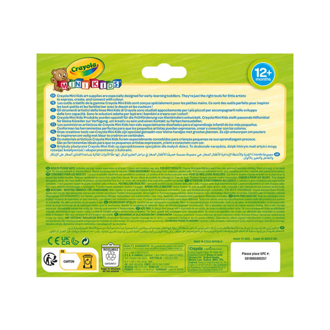 Mini Kids  - 12 Pennarelli LavabiliBack view