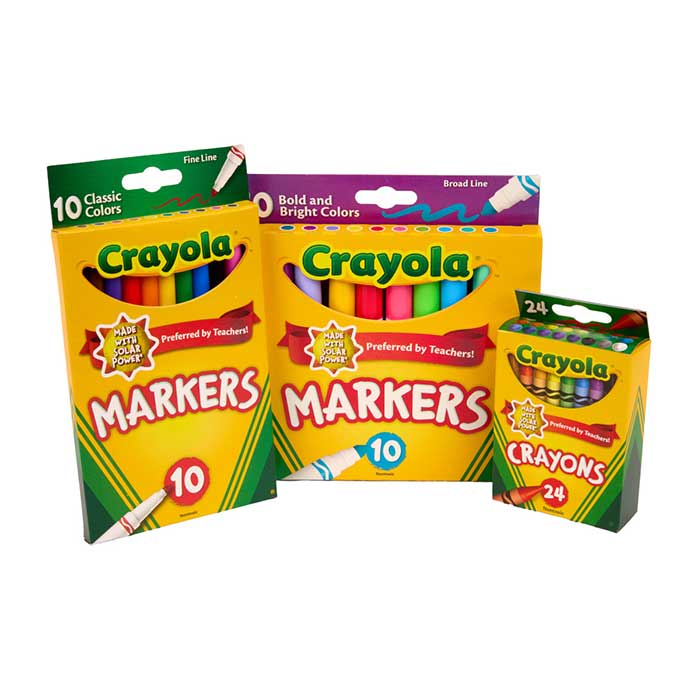 Bluey Create & Color Art Case. included crayola products.