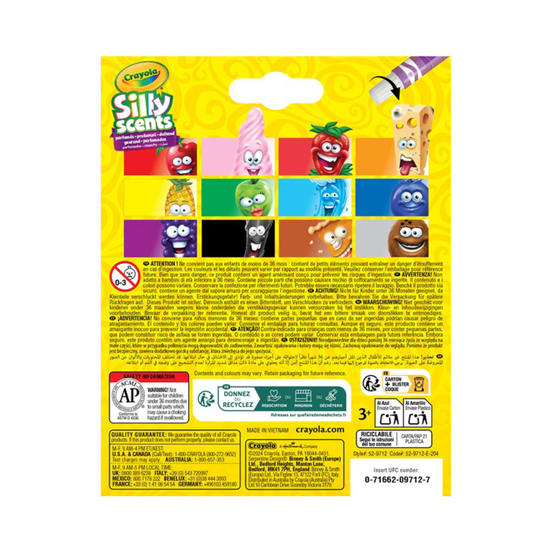 Silly Scents - 12 Pastelli a Cera Gira & ColoraBack view