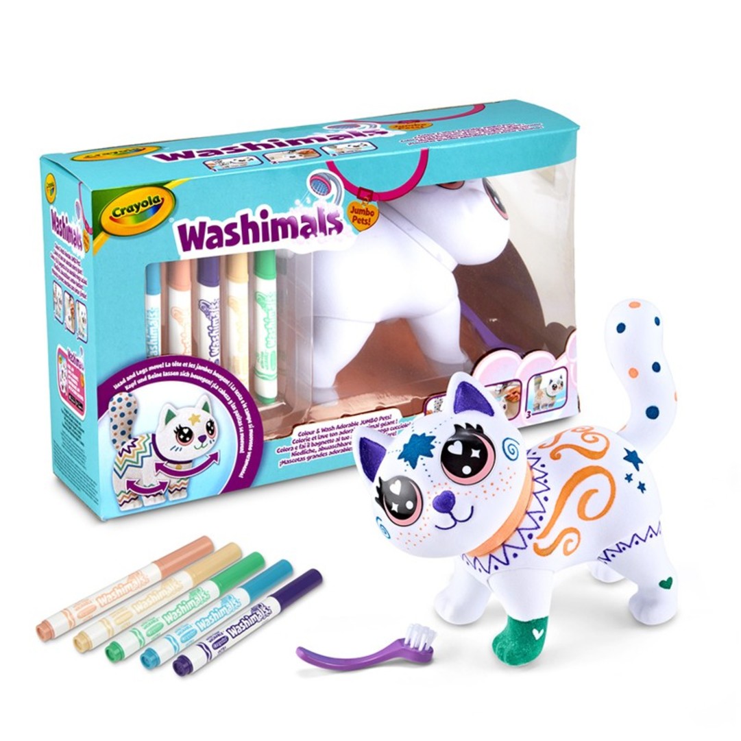 Washimals Jumbo Pets  Big JennyPackaging with contents