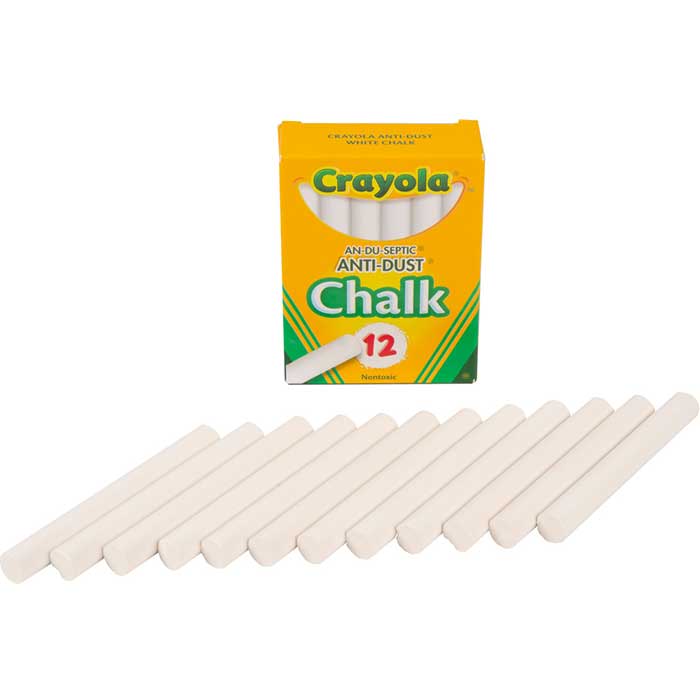 An-du-septic anti-dust chalk sticks 12 count packaging and contents
