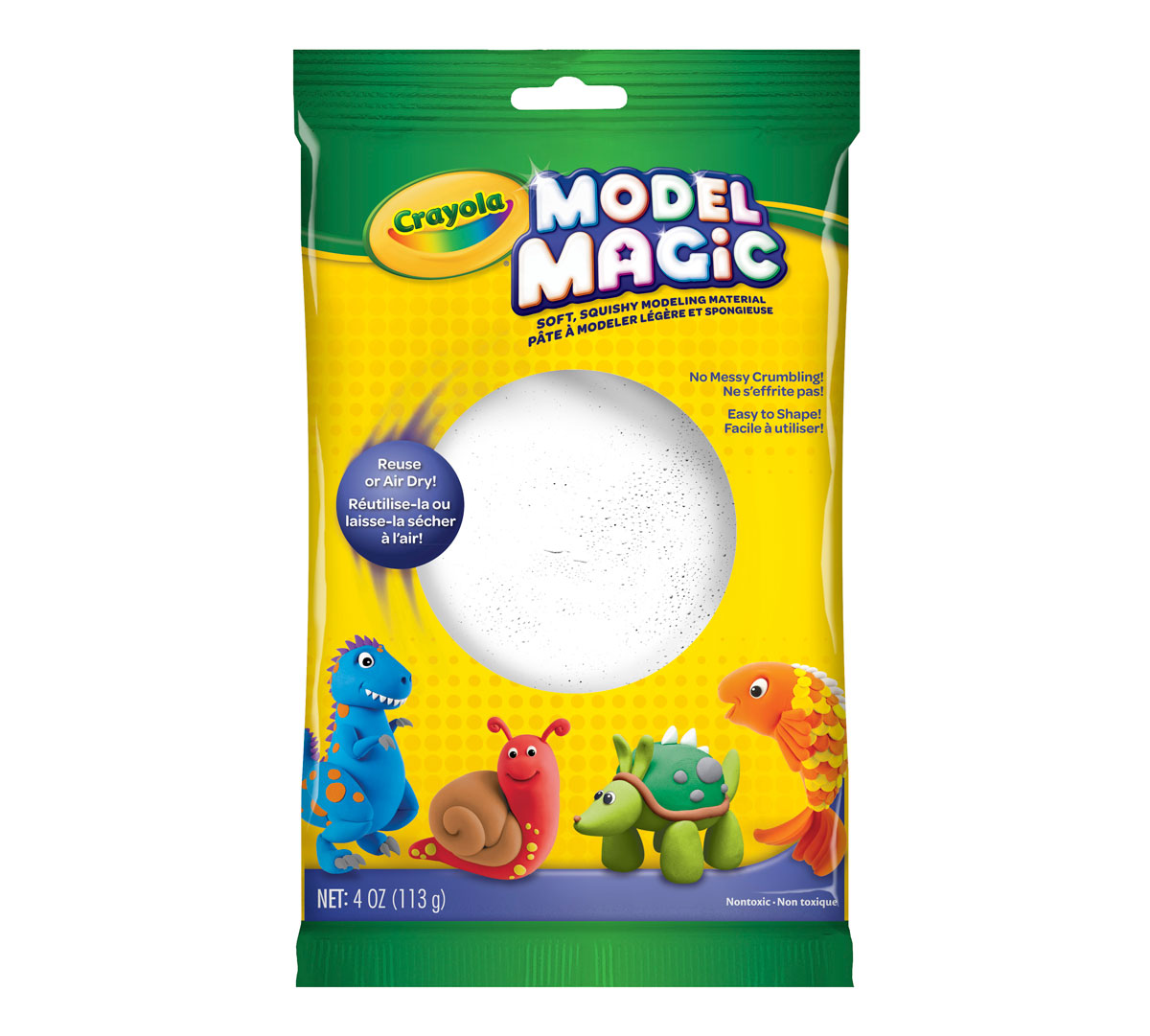 Model Magic 4oz Pack Assorted Color  White