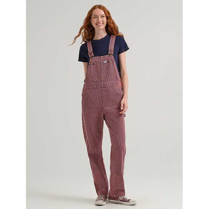 Crayola® x Lee® Women's Limited Edition Colors Slim Straight Bib Overall front view.