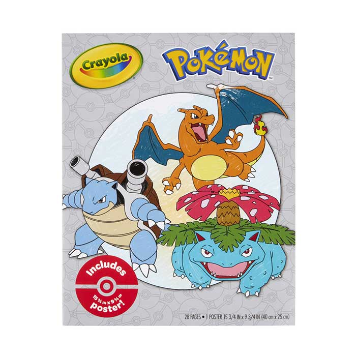 Pokémon Coloring Pages, 28 pages front view.
