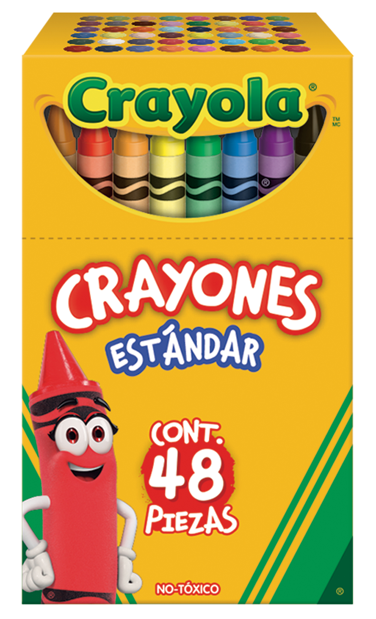 Crayola 48 con: Lápices de colores delanteros