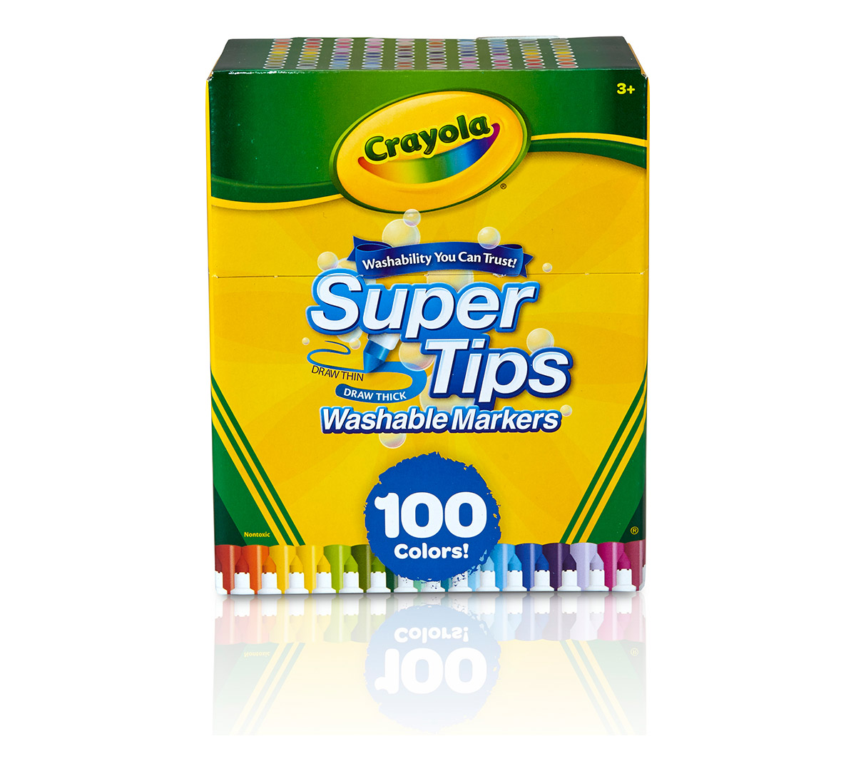 Super Tips Washable Markers  100 Count