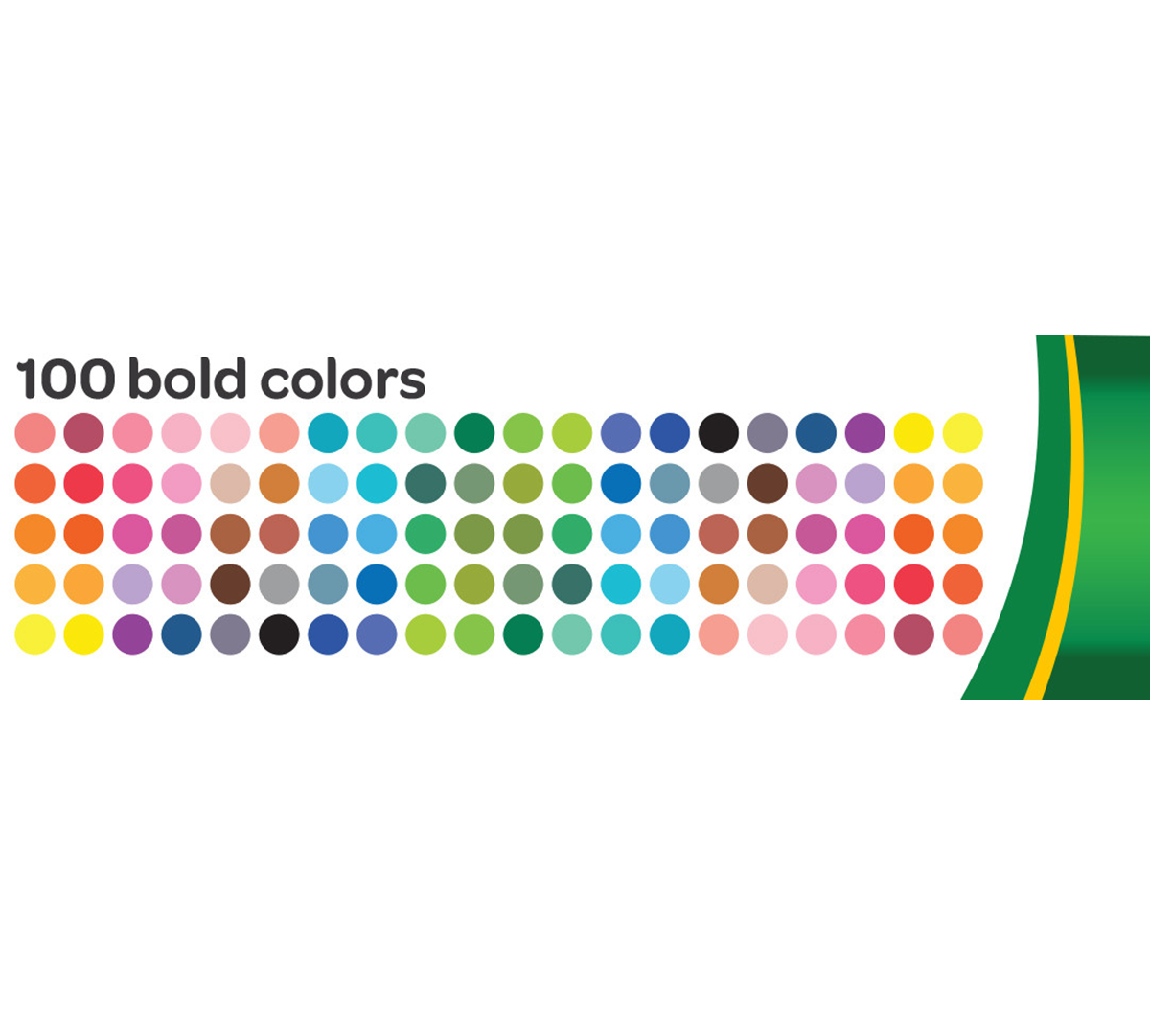 Super Tips Washable Markers  100 Count