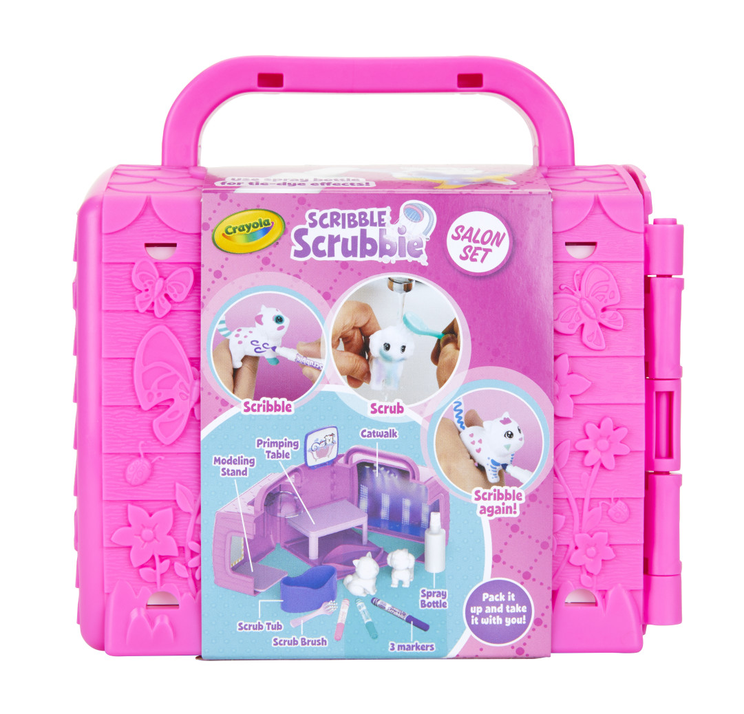 Scribble Scrubbie™ - Salon Set Back view