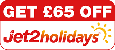 Banner describing the £65 off deal.